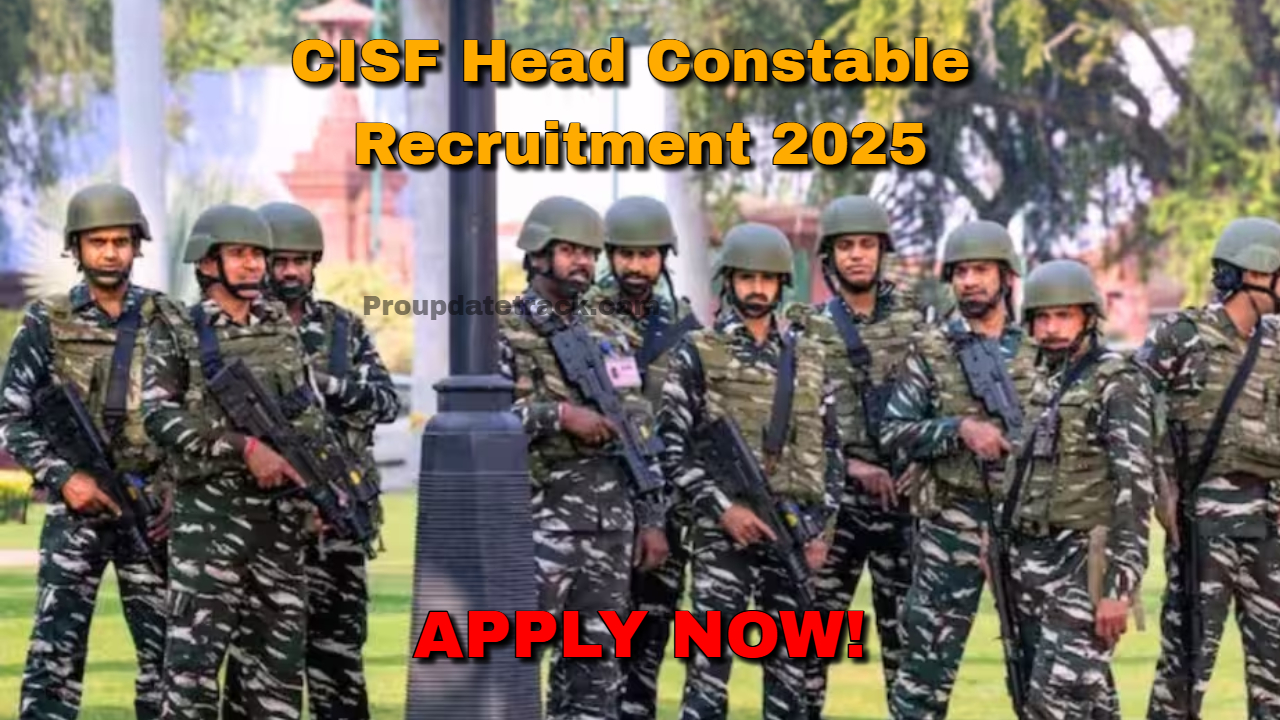 🚨CISF Head Constable Recruitment 2025- Apply for 403 Posts- Eligibility, Fees, Dates & More opportunity!-Apply now