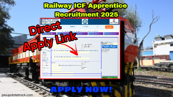 Railway ICF Apprentice Recruitment 2025: Apply Now Online for 1010 Vacancies