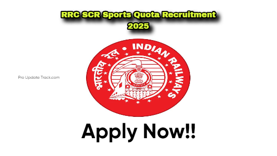 RRC SCR Sports Quota Recruitment 2025